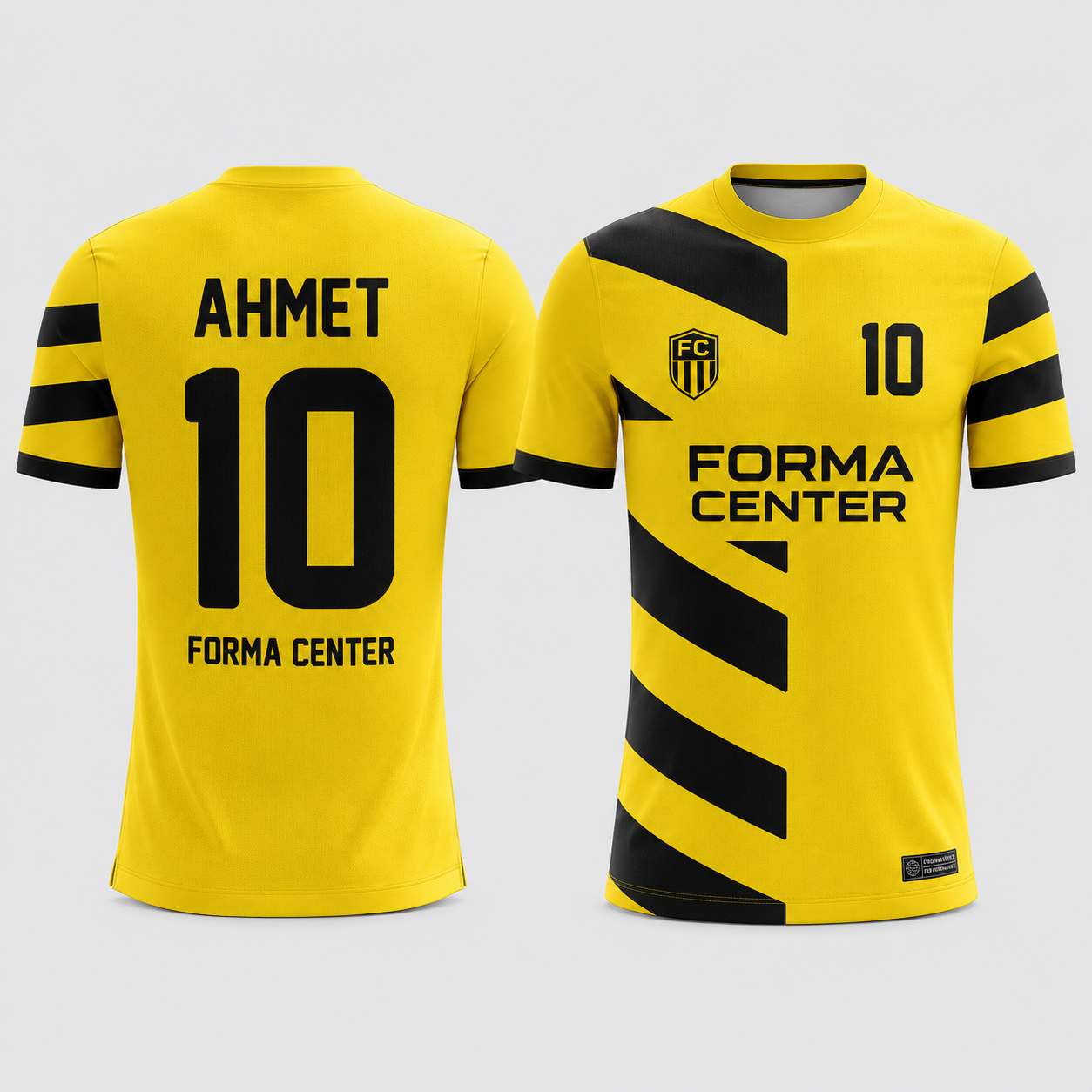 MT-008 Asimetrik Şeritli Futbol Forması
