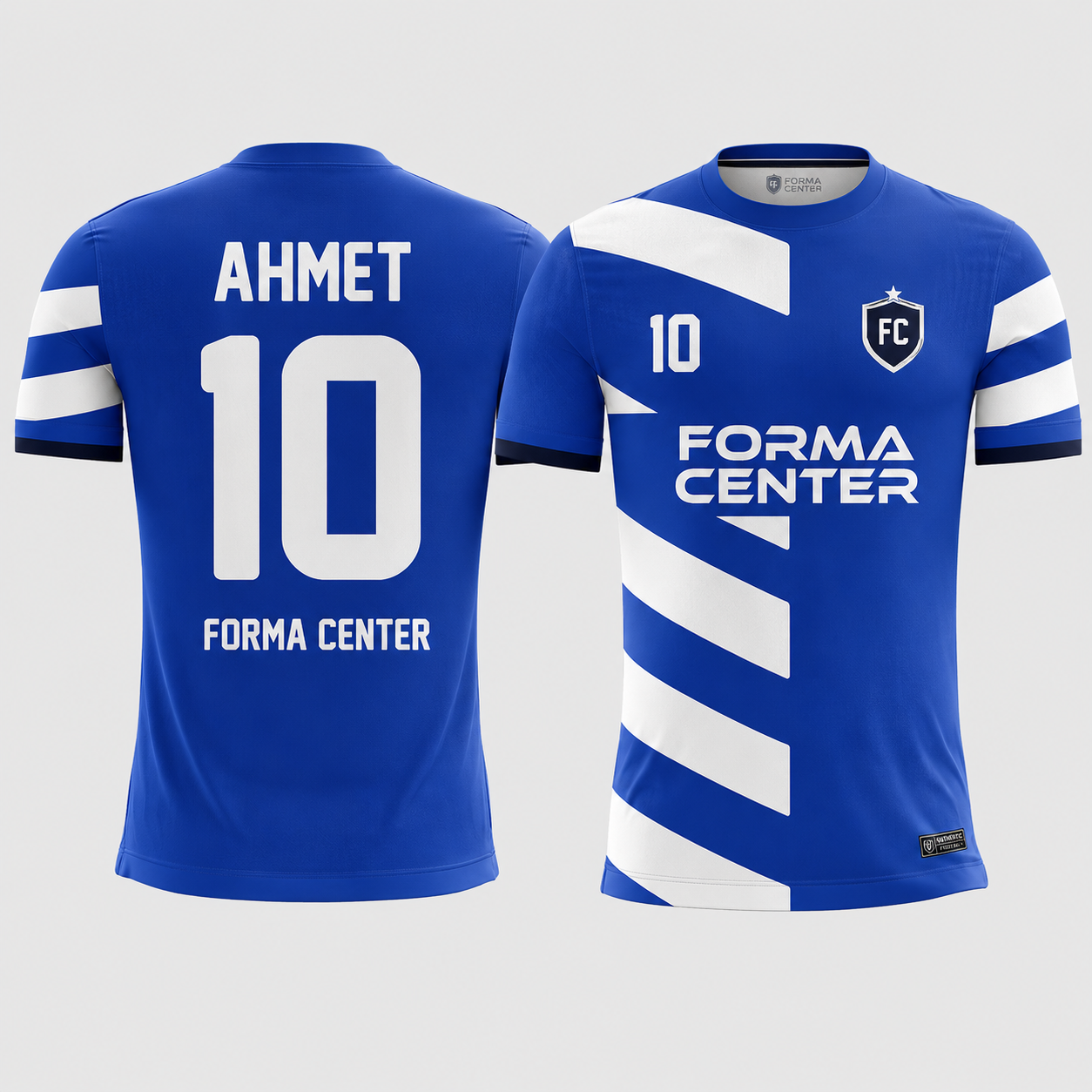 MT-008 Asimetrik Şeritli Futbol Forması