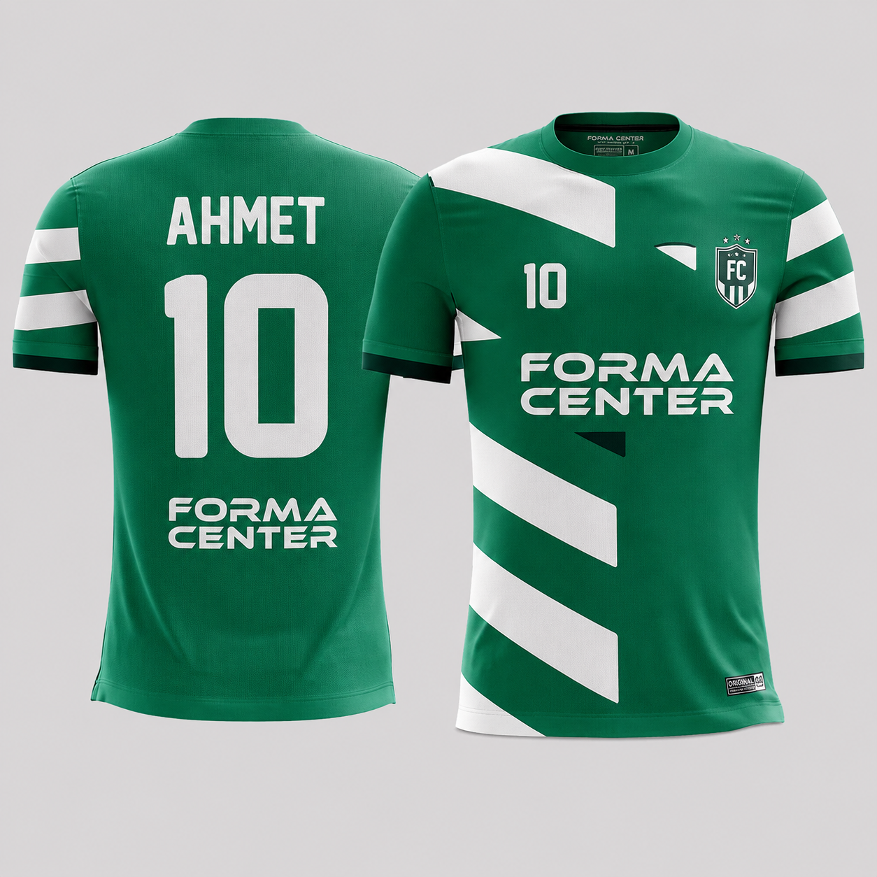 MT-008 Asimetrik Şeritli Futbol Forması