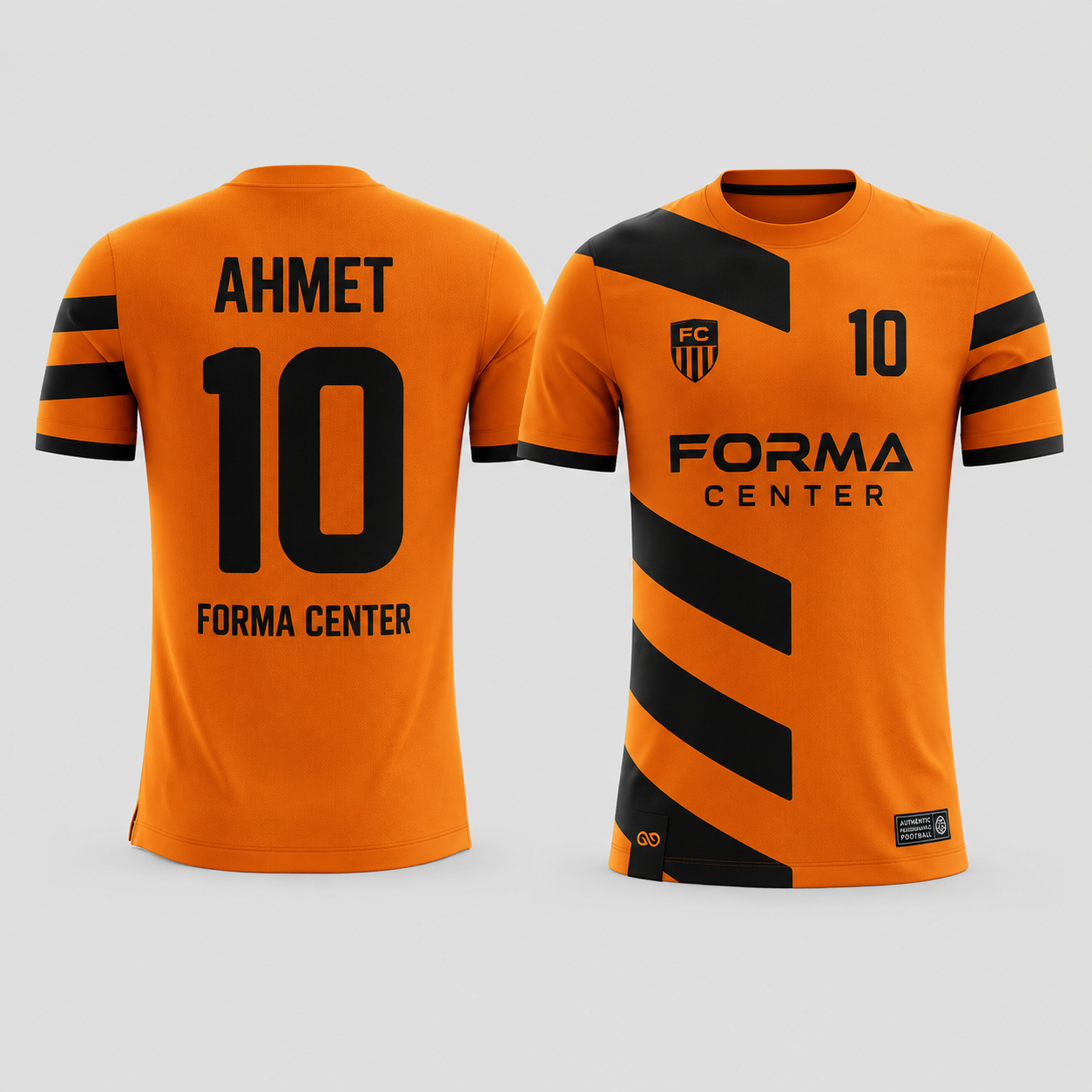 MT-008 Asimetrik Şeritli Futbol Forması