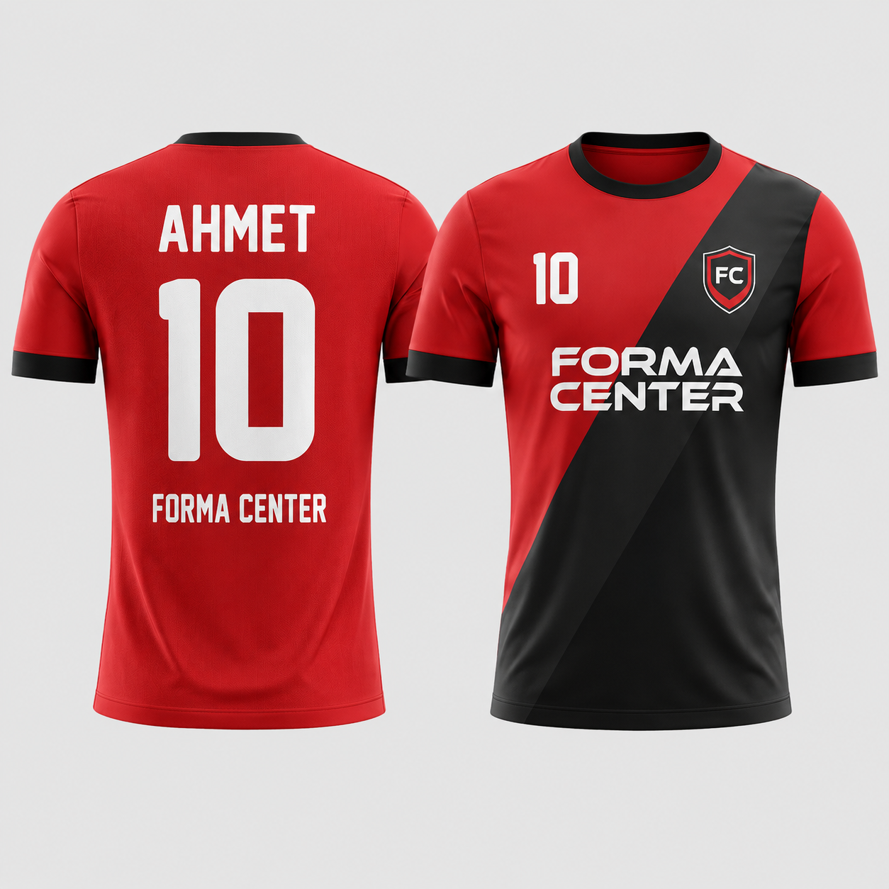 MT-010 Çapraz Şeritli Parçalı Futbol Forması