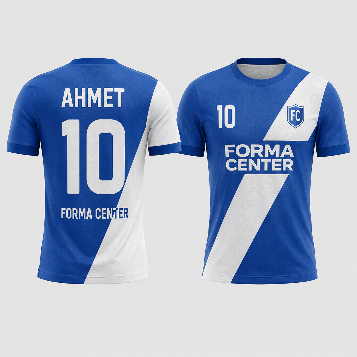 MT-010 Çapraz Şeritli Parçalı Futbol Forması