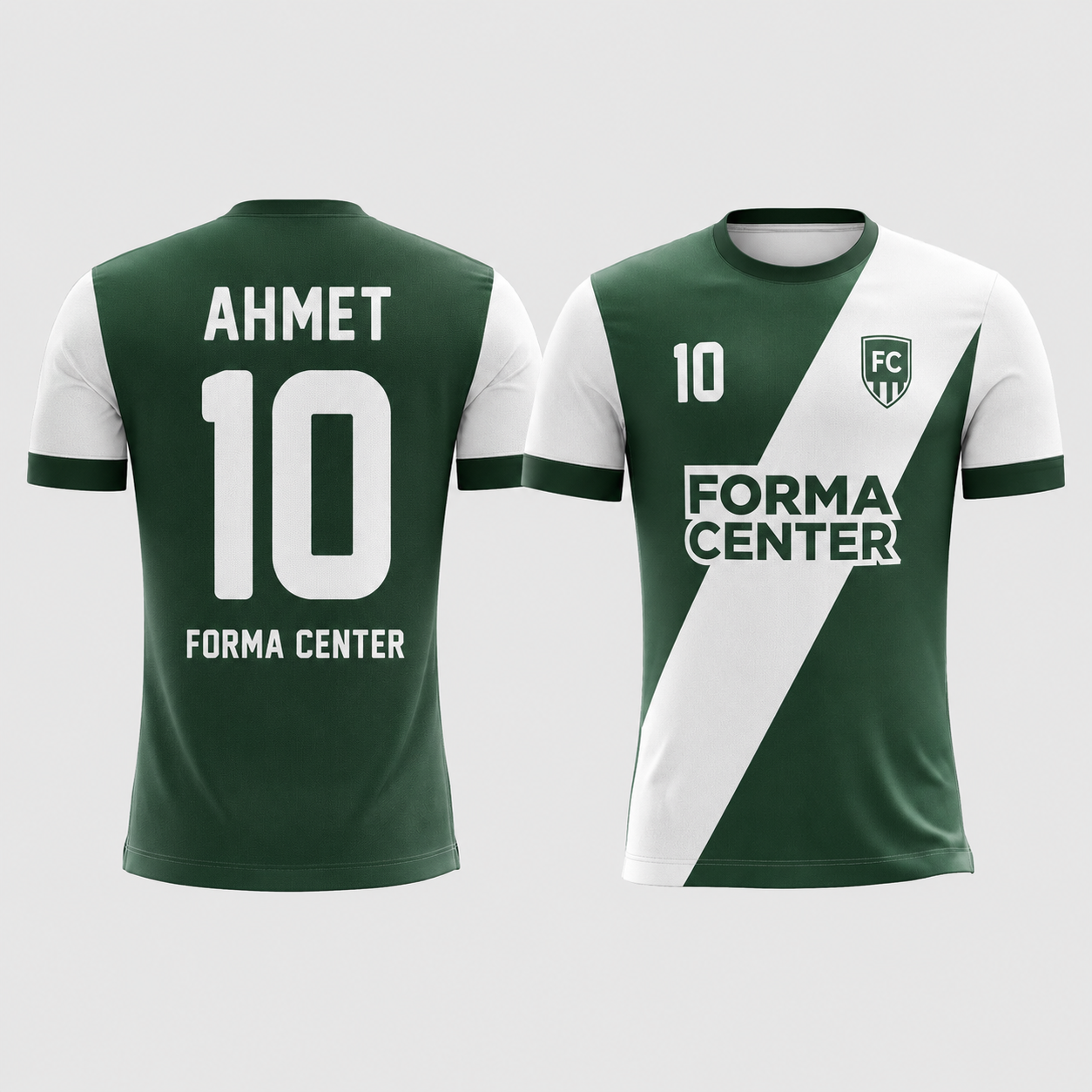 MT-010 Çapraz Şeritli Parçalı Futbol Forması