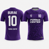 MT-001 mor beyaz Forma Center futbol forması