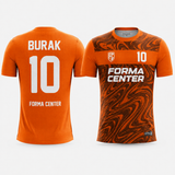 MT-001 turuncu beyaz Forma Center futbol forması