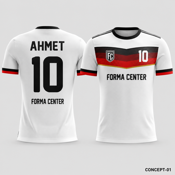 MT-004 Göğüs Şerit Futbol Forması