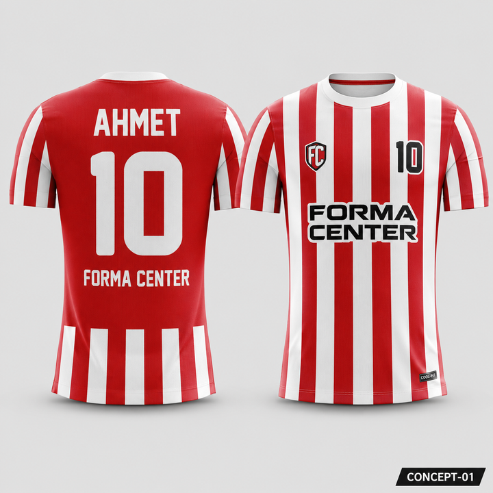 MT-005 Klasik Çubuklu Futbol Forması